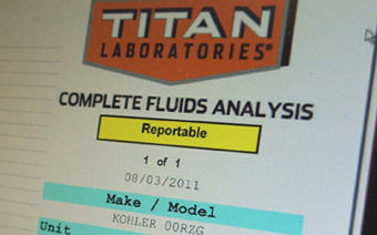 Oil Analysis Report